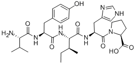 ANGIOTENSIN I/II (3-7) 结构式