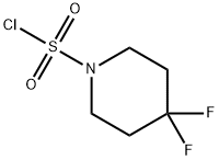 4,4-二氟哌啶-1-磺酰氯 结构式