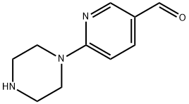 6-(哌嗪-1-基)烟醛 结构式