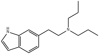 6-(2-(di-n-propylamino)ethyl)indole 结构式