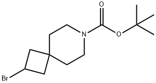 叔-丁基 2-溴-7-氮杂螺[3.5]壬烷-7-甲酸基酯 结构式