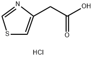 2-(4-噻唑基)乙酸盐酸盐 结构式