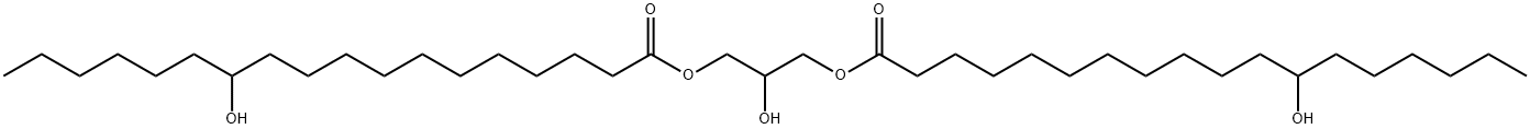 甘油二羟基硬脂酸酯 结构式