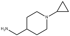 N-环丙基-4-哌啶甲胺 结构式