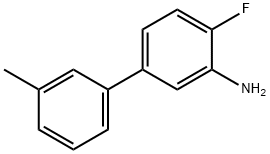 4-氟-3'-甲基-[1,1'-联苯]-3-胺 结构式