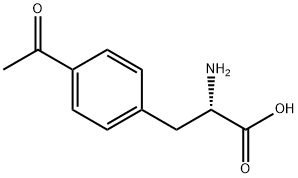 4-乙酰基-L-苯丙氨酸 结构式
