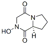 Pyrrolo[1,2-a]pyrazine-1,4-dione, hexahydro-2-hydroxy-, (S)- (9CI) 结构式