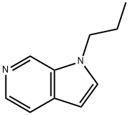 1-丙基-1H-吡咯并[2,3-C]吡啶 结构式
