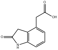 (2-氧代-2,3-二氢-1H-吲哚)-4-乙酸 结构式