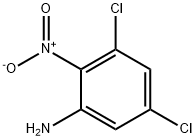 3,5-二氯-2-硝基苯胺 结构式