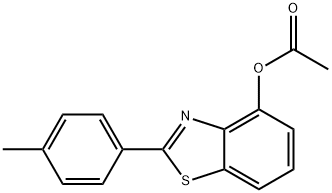 4-acetoxy-2-(4-methylphenyl)benzothiazole 结构式