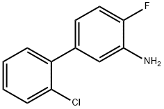 [1,1'-Biphenyl]-3-aMine, 2'-chloro-4-fluoro- 结构式