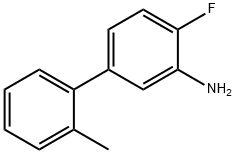 4-氟-2'-甲基-[1,1'-联苯]-3-胺 结构式