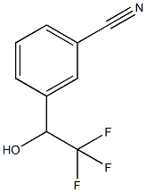 3-(2,2,2-三氟-1-羟基乙基)苯甲腈 结构式