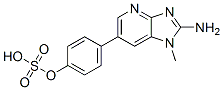 4-(2-amino-1-methylimidazo(4,5-b)pyrid-6-yl)phenyl sulfate 结构式