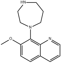8-(1,4-DIAZEPAN-1-YL)-7-METHOXYQUINOLINE 结构式