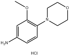 3-甲氧基-4-吗啡啉基苯胺双盐酸盐 结构式