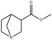 1-Azabicyclo[2.2.1]heptane-3-carboxylic acid, Methyl ester 结构式