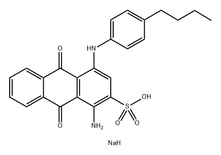 弱酸艳蓝N-GL 结构式