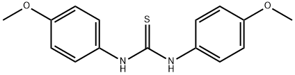 1,3-双(4-甲氧基苯基)硫脲 结构式