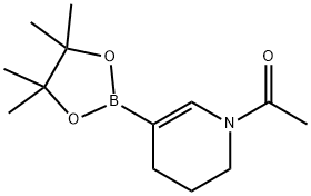 N-乙酰基-3,4-二氢吡啶-5-硼酸酯 结构式