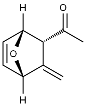 Ethanone, 1-(3-methylene-7-oxabicyclo[2.2.1]hept-5-en-2-yl)-, endo- (9CI) 结构式