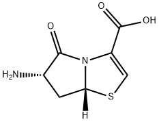 Pyrrolo[2,1-b]thiazole-3-carboxylic acid, 6-amino-5,6,7,7a-tetrahydro-5-oxo-, trans- (9CI) 结构式