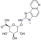 2-amino-3-methylimidazo-(4,5-f)quinoline N-glucuronide 结构式