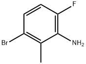 2-Amino-6-bromo-3-fluorotoluene 结构式