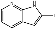 2-碘-7-氮杂吲哚 结构式