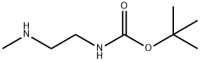 2-(甲基氨基)乙基氨基甲酸叔丁酯 结构式