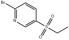 2-溴-5-(乙砜基)吡啶 结构式