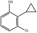 3-氯-2-环丙基苯酚 结构式