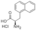 3-(1-萘基)-D-丙氨酸盐酸盐 结构式