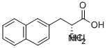 (R)-2-氨基-3-(2-萘基)丙酸盐酸盐 结构式
