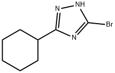 3-溴-5-环己基-1,2,4-1H-三氮唑 结构式