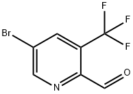 5-溴-3-(三氟甲基)吡啶-2-甲醛 结构式