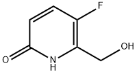 5-氟-6-(羟甲基)-2(1H)-吡啶酮 结构式