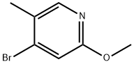 吡啶, 4-溴-2-甲氧基-5-甲基- 结构式