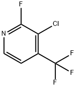 2-氟-3-氯-4-三氟甲基吡啶 结构式