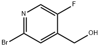 (2-溴-5-氟吡啶-4-基)甲醇 结构式