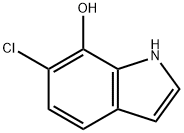 6-CHLORO-7-METHOXYINDOLE 结构式