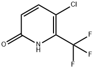 5-氯-2-羟基-6-(三氟甲基)吡啶 结构式