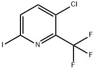 3-氯-2-(三氟甲基)-6-碘吡啶 结构式