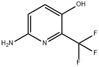 6-氨基-2-(三氟甲基)吡啶-3-醇 结构式