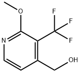 2-Methoxy-3-(trifluoromethyl)pyridine-4-methanol 结构式