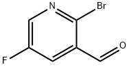2-溴-5-氟烟醛 结构式