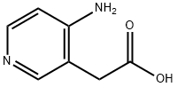 2-(4-氨基吡啶-3-基)乙酸 结构式