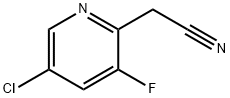 2-(5-chloro-3-fluoropyridin-2-yl)acetonitrile 结构式