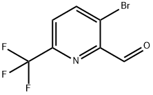 3-溴-6-三氟甲基吡啶-2-甲醛 结构式